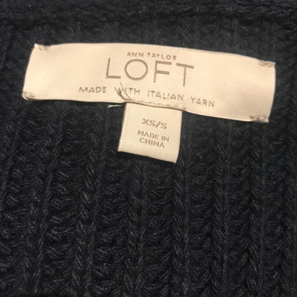 Black Turtleneck Poncho - Picture 5 of 5